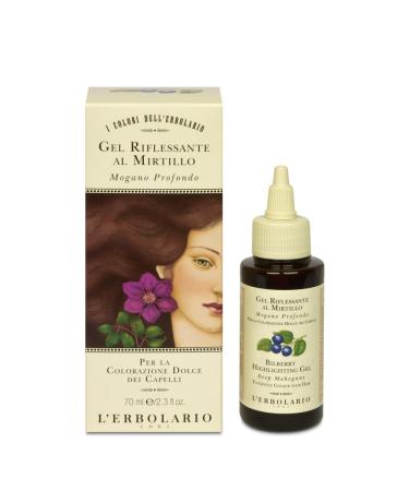 L'Erbolario Hair Colour Gel with Blueberry - Deep Mahogany Red 70 ml - Buy Online on GoSupps.com