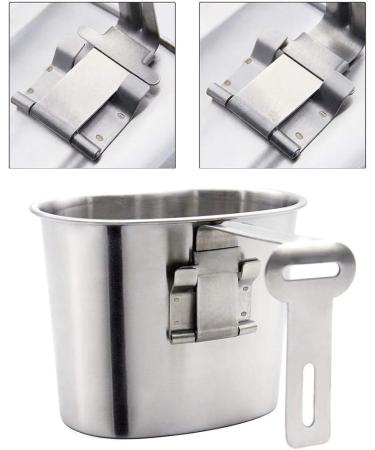 ELK Stainless Steel Military Canteen and Cup Set - Green Cover for Outdoor Activities - Buy Online on GoSupps.com