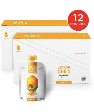 Love Child Organics Superblends Apple + Mangoes Puree 128 ml (Pack of 12) by Nature's Path - Buy Online on GoSupps.com