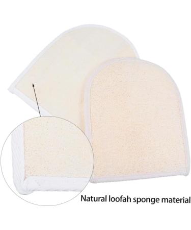 Organic Exfoliating Loofah Mitt Shower & Bath Body Scrubber Glove Natural & Rejuvenating Spa Experience - Buy Online on GoSupps.com