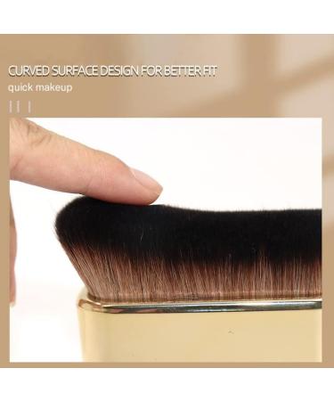 Siren Makeup Brush Pro Siren Brush Foundation Brush for Liquid Makeup Foundation Makeup Brush Body Lotion Brush Quick Makeup Tool Wave Shape Fit Skin Cream or Flawless Powder Cosmetics (gold) Golden - Buy Online on GoSupps.com