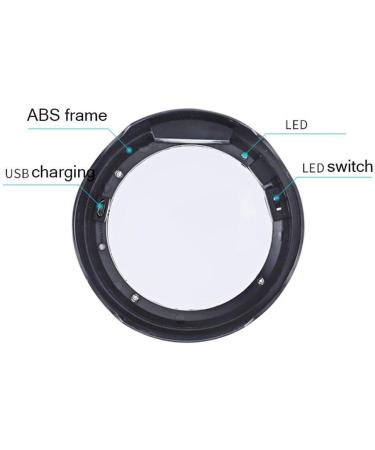 Magnifying Glasses Educational Hobby Magnifiers Hd USB Charging Magnifier Led with Light Desktop Reading 10 Times Optical Lens Without Focusingng Light Adjustable Comfortable Anniversary - Buy Online on GoSupps.com