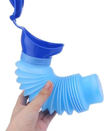 CUNQN Emergency Toilet Shrinkable Urinal 750ml - Portable Pee Bottle for Outdoor Activities and Travel - Buy Online on GoSupps.com