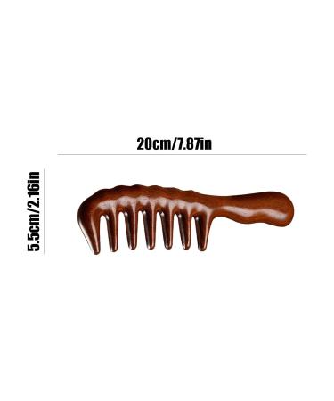Handmade Wooden Hair Brush & Scalp Massager for Thick Curls | High-Quality No Static Combs for Women - Buy Online on GoSupps.com