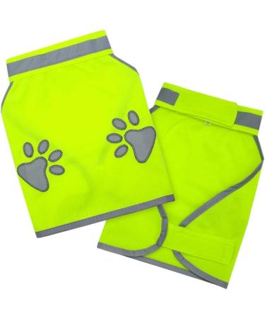 High Visibility Reflective Dog Vest | GSDGV Safety Jacket for Outdoor Sports - Size S - Buy Online on GoSupps.com