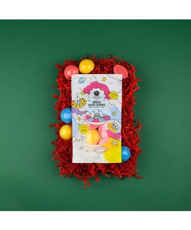 Nailmatic Space Bath Balls - 7 Colorful Bath Bombs for Kids - Perfect Gift for Children Ages 3+ - Fun Bathroom Games for Boys & Girls - Buy Online on GoSupps.com