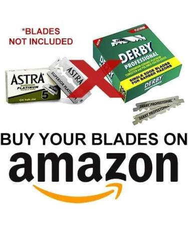 Cut Throat Razor Kit by GTEX - 2 Straight Razor with Leather Pouch - Matte Black and Silver Cutthroat Razors Men - Professional Barber Razor - Shaving Razor Beard Razors Silver and Black - Buy Online on GoSupps.com