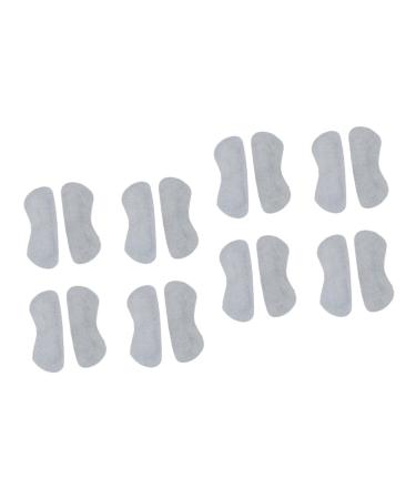 NOLITOY 8 Pairs Post After Suede Womens Pumps Heel Cups Back Heel Insert Heel Pads for Women Womens High Heels Heel Pad Pain Heel Sticker Leather Inserts Anti Drop Heel Cushion Women's
