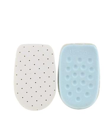 Heel Cups Cotton Shock Absorption Extra Soft Cushion Liner Adult Premium Daily for Plantar Fasciitis and Pain Relief(White Small)