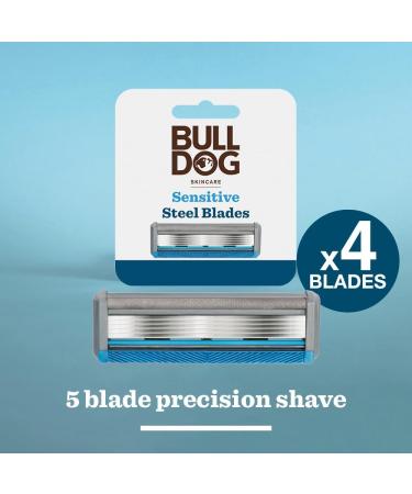Bulldog Skincare Sensitive Bamboo Razor Blades - Pack of 4 - Buy Online on GoSupps.com