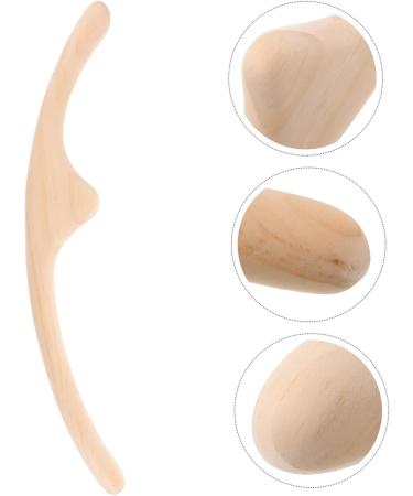 Buy Hapinary Wooden Massage Roller & Gua Sha Tool - Natural Body Pressure Point Device for Women - Buy Online on GoSupps.com