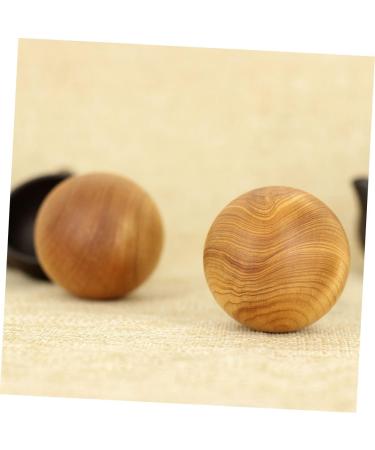 Ultechnovo Wooden Massage Balls - 2 Pack Acupressure Therapy & Meditation Device for Hand & Body Relaxation - Buy Online on GoSupps.com