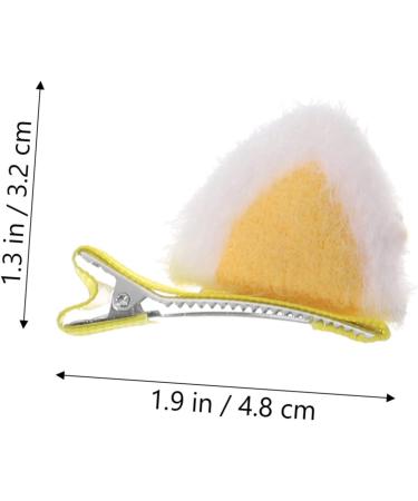 minkissy 15 Pairs Children's Hairpin Cat Ears Hairpin Animal Fox Headband Ear Hair Clips Ears Hair Clip Cat Ear Barrettes Clip on Cat Ears Fox Ear Hair Band Baby Bangs Fabric Cat Ear Clip - Buy Online on GoSupps.com