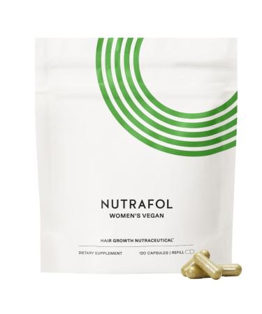 Nutrafol Women's Vegan Hair Growth Supplements  Plant-Based  Ages 18-44  Clinically Tested for Visibly Thicker  Stronger Hair  Dermatologist Recommended - 1 Month Supply  1 Pouch - Buy Online on GoSupps.com