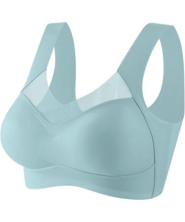2024 Women's Comfortable & Sexy Sports Bra & Tank Top - Steel Ring-Free Blue XL | Shop Now! - Buy Online on GoSupps.com