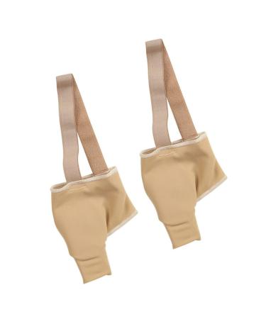 Mobestech 1pair Splitter Guard Socks Big Socks Separator Stretcher Straightener Big Adjuster Bunion Socks Bunion Hallux Limitus Protective Cover 9.8x7cm As Shown
