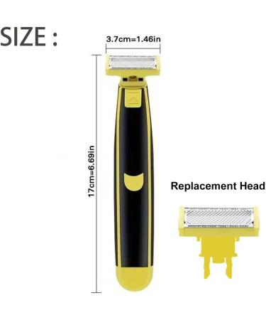 Stellaya Shaver Stellaya Wet and Dry Shaver Full Body Washed Wet & Dry Shaver with 4 Types of Limited-Length Combs Waterproof Male Hygiene Razor Electric Body Hair Trimmer for Men (#02) - Buy Online on GoSupps.com