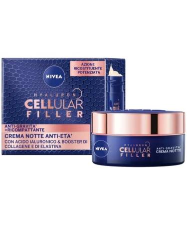 NIVEA CELLULAR EXPERT LIFT Multidimensional Anti-Aging Night Cream 50 ml Night Face Cream with Pure Bakuchiol and 2 Types of Hyaluronic Acid Anti-Wrinkle Night Cream
