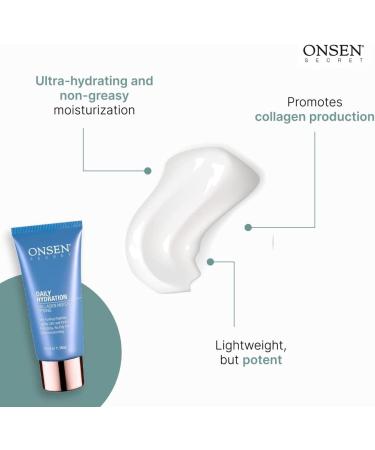 Onsen Secret Anti-Aging Face Moisturizer Cream - All Natural Organic Skin Lotion for Women | Daily Hydration & Wrinkle Reduction (35 ml) - Buy Online on GoSupps.com