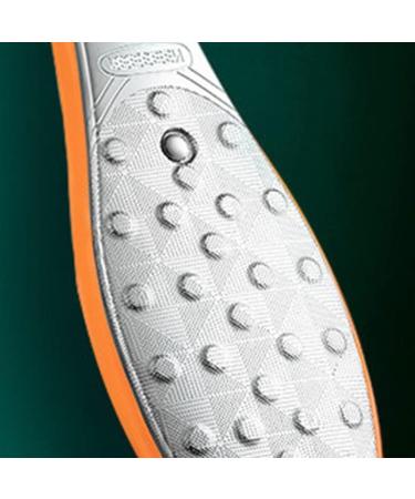 Verdant Touch Double Sided Foot Rasp Double Sided Foot Rasp Stainless Steel Foot Callus Remover Orange Red - Buy Online on GoSupps.com