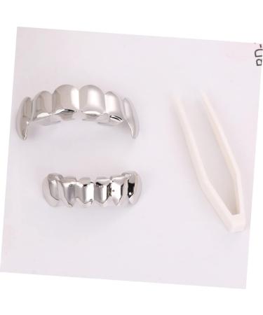 Buy Coheali Hip-Hop Style Grill Accessories for Men | Halloween Teeth & Lower Tooth Cover Clasp - Exquisite 5x1x0.2cm Grill Clip - Buy Online on GoSupps.com
