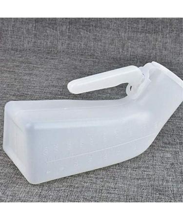 2-Pack Thick Firm Male Urinal with Lid - Portable Urinals for Men - Seneme Urine Collection for Hospital, Home, Incontinence - 32oz/1000mL - Buy Online on GoSupps.com