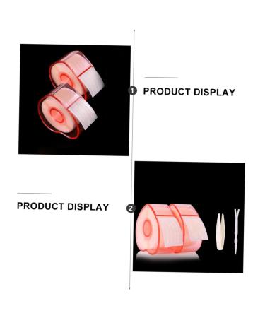 Healeved 2 Roll Lace Double Eyelid Sticker Adhesive Double Eyelid Tapes Stickers Instant Eye Lift Strips for Women Invisible Double Eyelid Sticker Women Eyelid Sticker Double Eyelid Fiber 5.2x5cm Assorted Color - Buy Online on GoSupps.com