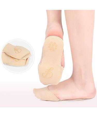 Elastic Cotton Metatarsal Pad Socks | Silicone Forefoot Comfort Sleeve Breathable & Nonslip for Discomfort Relief - Buy Online on GoSupps.com