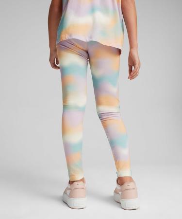 PUMA Unisex Tights ESS+ Summer Daze AOP Leggings G 128 Peach Fizz - Shop Now for International Shipping! - Buy Online on GoSupps.com