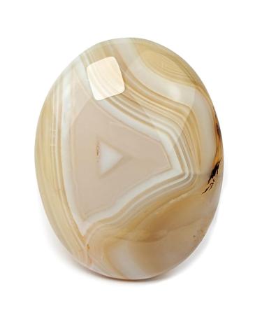 Eusice-Landed Ach natural stone healing stone for soothing & anti-stress 100% manual work & handmade ethical & high-quality banded agate for wellness meditation and collecting 80g-100g of banded acad