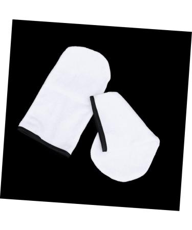 Housoutil Couvre-mains en Coton Blanc pour Soins des Mains et Travail la Cire Isolants Hydratants pour Bain de Paraffine - Buy Online on GoSupps.com