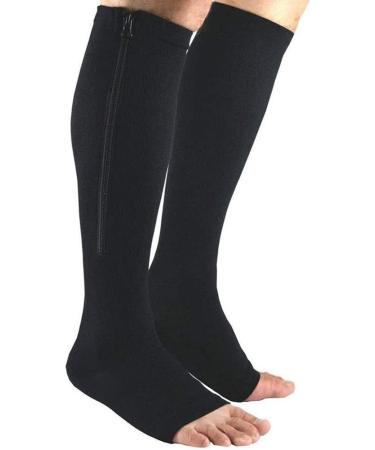 Amazon Compression Stockings for Varicose Veins - Supportive Nylon Socks for Men & Women | 5 Pairs Black - Ideal for Travel Sports & Walking - Buy Online on GoSupps.com
