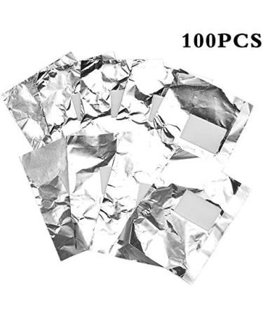  SagaSave 50 / 100 Pieces Aluminum Nail Polish Remover Pads for Easy Removal of Nail Polish - Buy Online on GoSupps.com