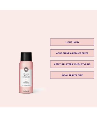 Maria Nila Styling Spray Hold 2/5 Reduces Frizz Antioxidant Preserves Hair Color 100% Vegan & Sulfate/Paraben free Styling Spray - Fl Oz 3.0 - Buy Online on GoSupps.com