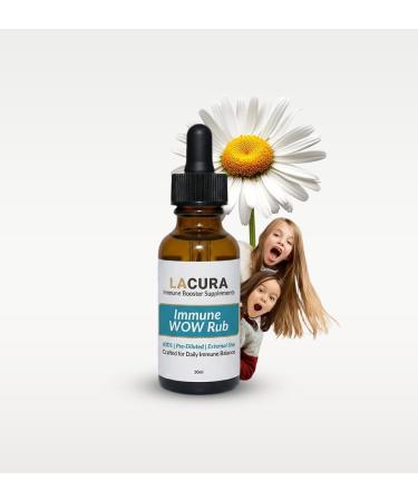 LaCura Kids Immune Wow Rub Gentle Essential Oil Blend for Daily Immune Support (30ml) - Buy Online on GoSupps.com
