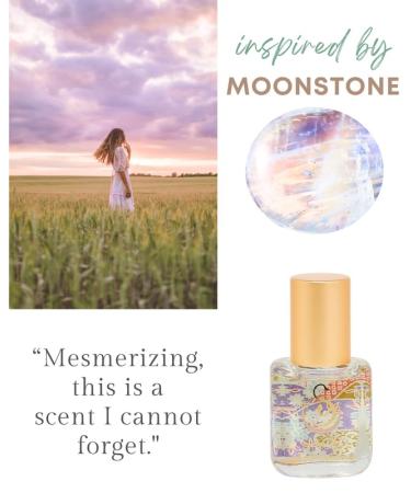 Moonstone Organic Perfume Oil Extract Roll-On by Sage- 1/4 oz Vegan & Cruelty-Free Floral Scent Gardenia Paperwhites Stargazer Lily Moonstone 1/4 Oz Extract Roll-On - Buy Online on GoSupps.com