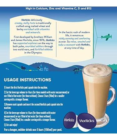 Horlicks Dolce Gusto Compatible Pods - Original 16 Pods - Buy Online on GoSupps.com