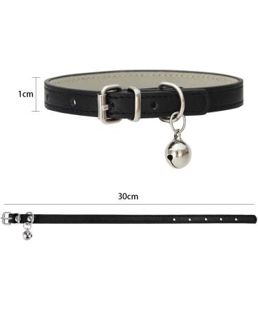 Handmade Leather Cat Neck Straps with Bells - Adjustable Durable 8-Piece Set for Small Pets | Perfect for Indoor & Outdoor Use - Buy Online on GoSupps.com