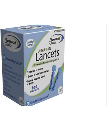 Clever Choice Pharmacist Choice Twist Top 31G Lancets 100/bx - Reliable and Efficient Blood Glucose Testing - Buy Online on GoSupps.com