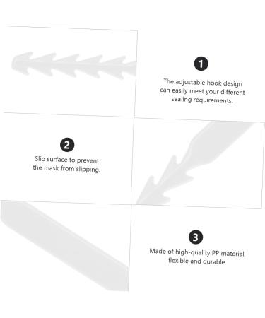 CliSpeed 40 STK Adjustable Masking Hook - Anti-Slip Handle for Mask Cables Hearing Protection & Anti-Strangulation Regulator - Buy Online on GoSupps.com