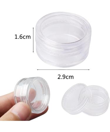 20-Piece Cosmetic Sample Set | 5g Round Plastic Jars with Screw Cap & Stickers - Ideal for Travel & Storage - Buy Online on GoSupps.com