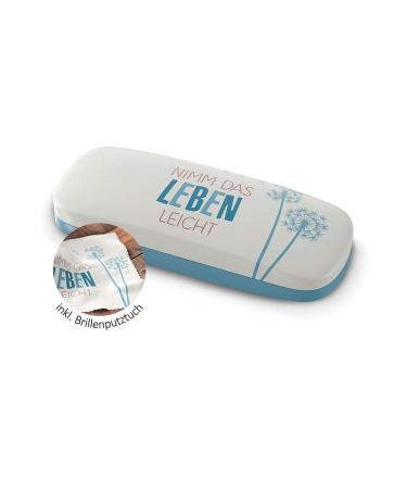 la vida GmbH LaVida glasses case for you including glasses cleaning cloth Take life easy