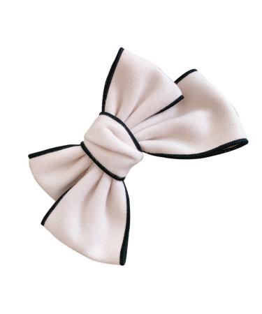 FRCOLOR Bow Hairpin Women Hair Accessories Girls' Hair Accessories Retro Decor Spring Hair Clips Bowknot Clips Metal Hair Claw Clips Wedding Headdress Bowknot Hair Ornament Banana 17x12cm White