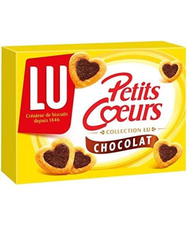  Epicerie sucr e Lu Petiits Hearts - Small Hearts - Chocolate 125 g - Pack of 2 - Buy Online on GoSupps.com