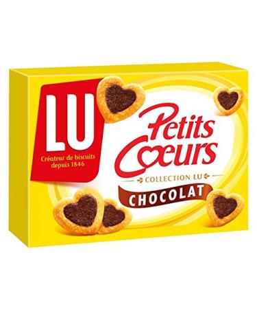 Epicerie sucr e Lu Petiits Hearts - Small Hearts - Chocolate 125 g - Pack of 2