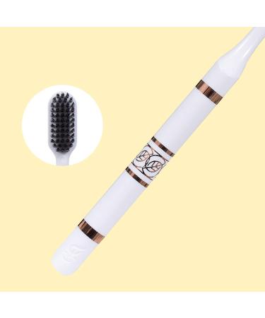 Stylish Matching Couple Brushes - Fashionable Black & White Toothbrushes with Convenient Handles for Couples - Buy Online on GoSupps.com
