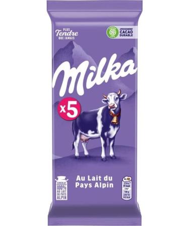  G n rique MILKA - Alpine Milk 500g - Milky mountain delight - Smooth chocolate for those with a sweet tooth - Pack of 3 - Buy Online on GoSupps.com