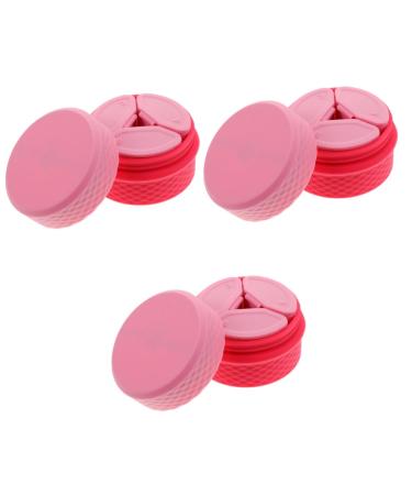 FOMIYES 3 Sets Cream Box Lotion Cream Jar Empty Lotion Container Silicone Cream Jar Airless Pump Jar Cream Holder for Women Salve Jar Empty Container Body Vacation Storage Box Silica Gel