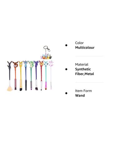 9Pcs Makeup Brushes Set - Eye Shadow, Foundation, Eyebrow, Lip Brush Tool Gift for Girls and Women - Buy Online on GoSupps.com