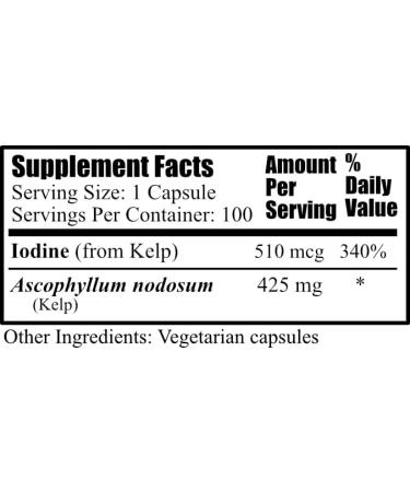 Daily Manufacturing Algazim (Iodine & Ascophyllum Nodosum from Norwegian Kelp) - Buy Online on GoSupps.com